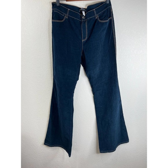 Lafayette 148 Trunk‎ Shared Womens Wide Leg Jeans Size 8 High Rise Blue - Picture 1 of 16